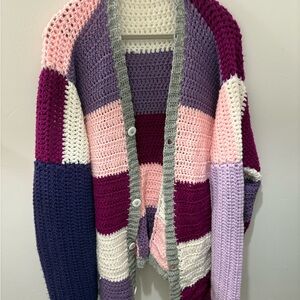 Vibrant Multicolor Women's Cardigan